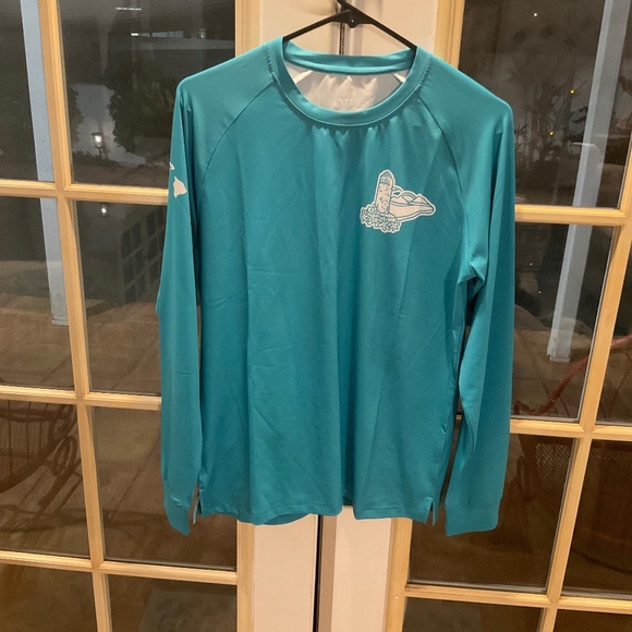 Lanikai Centennial Dry-Fit Teal Women’s Rashguard Shirt - Picture 1 of 7